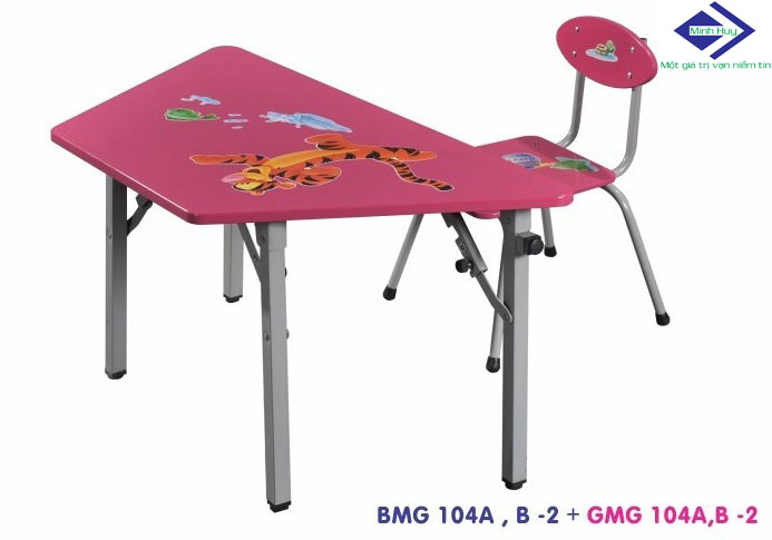 Bàn mẫu giáo BMG104 + GMG104 -2